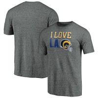 Los Angeles Rams Charcoal Hometown Refresh Tri-Blend T-Shirt