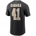 Футболка New Orleans Saints Alvin Kamara Nike Black Name & Number