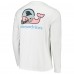 Футболка с длинным рукавом Carolina Panthers Vineyard Vines Whale Helmet - White