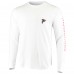 Футболка с длинным рукавом Atlanta Falcons Vineyard Vines Whale Helmet - White