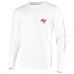 Футболка с длинным рукавом Tampa Bay Buccaneers Vineyard Vines Whale Helmet - White