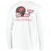 Футболка с длинным рукавом Tampa Bay Buccaneers Vineyard Vines Whale Helmet - White