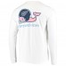 Футболка с длинным рукавом Tennessee Titans Vineyard Vines Whale Helmet - White