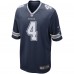 Игровая джерси Dak Prescott Dallas Cowboys Nike Game - Navy