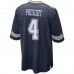 Игровая джерси Dak Prescott Dallas Cowboys Nike Game - Navy