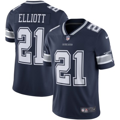 Игровая джерси Ezekiel Elliott Dallas Cowboys Nike Vapor Limited - Navy