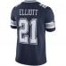 Игровая джерси Ezekiel Elliott Dallas Cowboys Nike Vapor Limited - Navy