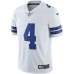 Игровая джерси Dak Prescott Dallas Cowboys Nike Vapor Limited - White