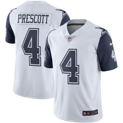 Джерси Dallas Cowboys Dak Prescott White Nike Color Rush Vapor Limited