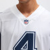 Джерси Dallas Cowboys Dak Prescott White Nike Color Rush Vapor Limited