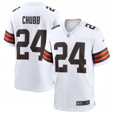 Игровая джерси Nick Chubb Cleveland Browns Nike Game - White
