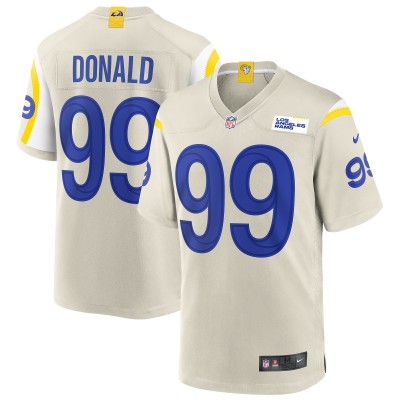 Aaron Donald Los Angeles Rams Nike Game Jersey - Bone - оригинальная атрибутика Лос-Анджелес Рэмс