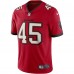 Игровая джерси Devin White Tampa Bay Buccaneers Nike Vapor Limited - Red