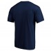 Chicago Bears Banner Wave T-Shirt - Navy