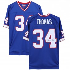 Игровая джерси Autographed Buffalo Bills Thurman Thomas Fanatics Authentic Mitchell & Ness Blue Replica Игровая джерси Autographed Buffalo Bills Thurman Thomas Fanatics Authentic Mitchell & Ness Blue Replica