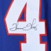 Игровая джерси Autographed Buffalo Bills Thurman Thomas Fanatics Authentic Mitchell & Ness Blue Replica