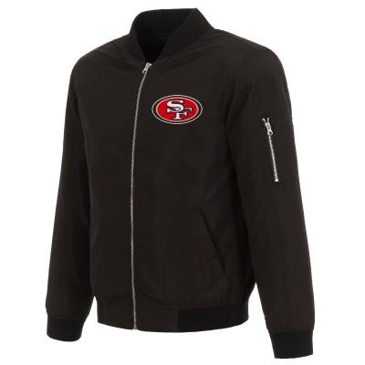 Куртка San Francisco 49ers NFL Pro Line by JH Design Lightweight - Black