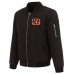 Бомбер на молнии Cincinnati Bengals NFL Pro Line by JH Design Lightweight - Black