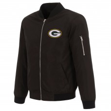 Куртка Green Bay Packers NFL Pro Line by JH Design Lightweight - Black