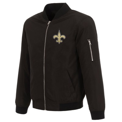 Куртка New Orleans Saints NFL Pro Line by JH Design Lightweight - Black