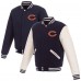 Куртка флисовая двусторонняя Chicago Bears NFL - Navy/White Куртка флисовая двусторонняя Chicago Bears NFL - Navy/White