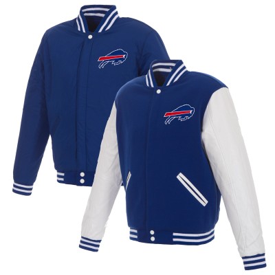 Куртка флисовая двусторонняя Buffalo Bills NFL - Royal/White