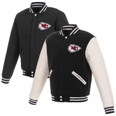 Куртка флисовая двусторонняя Kansas City Chiefs NFL - Black/White