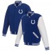 Двусторонняя куртка Indianapolis Colts NFL Pro Line by Reversible Fleece Full-Snap - Royal/White