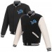 Двусторонняя куртка Detroit Lions NFL Pro Line by Reversible Fleece Full-Snap - Black/White