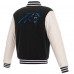 Двусторонняя куртка Carolina Panthers NFL Pro Line by Reversible Fleece Full-Snap - Black/White