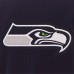 Куртка флисовая двусторонняя Seattle Seahawks NFL - Navy/White