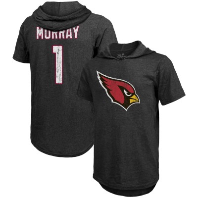Футболка с капюшоном Kyler Murray Arizona Cardinals Player Name & Number Tri-Blend - Black