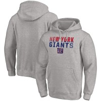 Толстовка New York Giants Fade Out Fitted - Heather Gray