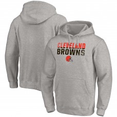 Толстовка Cleveland Browns Fade Out Fitted - Heather Gray