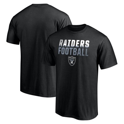 Las Vegas Raiders Fanatics Black Fade Out T-Shirt