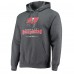 Толстовка Tampa Bay Buccaneers Logo Team Lockup Fitted - Heather Charcoal
