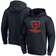 Толстовка Chicago Bears Logo Team Lockup Fitted - Navy