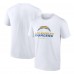 Футболка Los Angeles Chargers Team Lockup - White