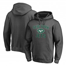 Толстовка New York Jets Victory Arch Team Fitted - Heather Charcoal