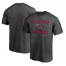 Arizona Cardinals Fanatics Heather Charcoal Victory Arch T-Shirt