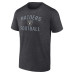 Las Vegas Raiders Fanatics Heather Charcoal Victory Arch T-Shirt