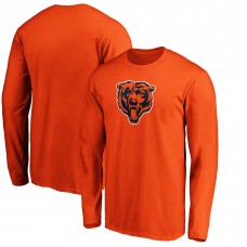 Футболка с длинным рукавом Chicago Bears Primary Logo - Orange