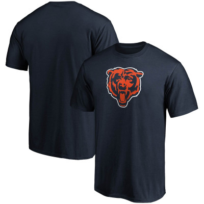 Футболка Chicago Bears Fanatics Navy Primary Logo