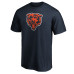 Футболка Chicago Bears Fanatics Navy Primary Logo