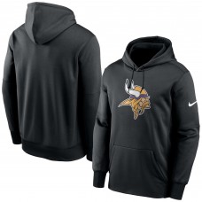 Толстовка с капюшоном Minnesota Vikings Nike Fan Gear Primary Logo Performance - Black