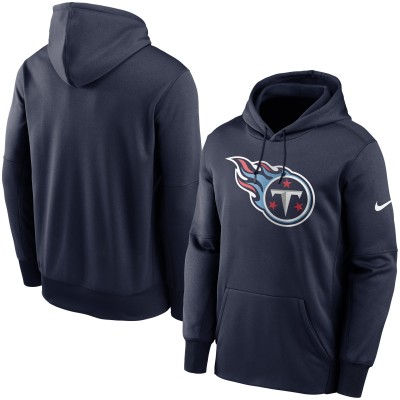 Толстовка Tennessee Titans Nike Fan Gear Primary Logo Therma Performance - Navy