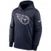 Толстовка Tennessee Titans Nike Fan Gear Primary Logo Therma Performance - Navy