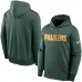 Толстовка Green Bay Packers Nike Green Fan Gear Wordmark Performance