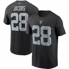 Футболка Josh Jacobs Las Vegas Raiders Nike - Black