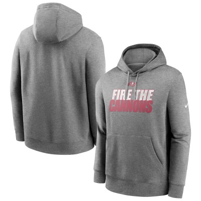 Толстовка Tampa Bay Buccaneers Nike Fan Gear Local Club - Heathered Pewter